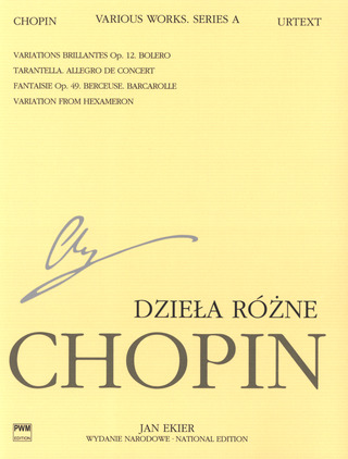 Frédéric Chopin - National Edition 12A, Various works Volume XII