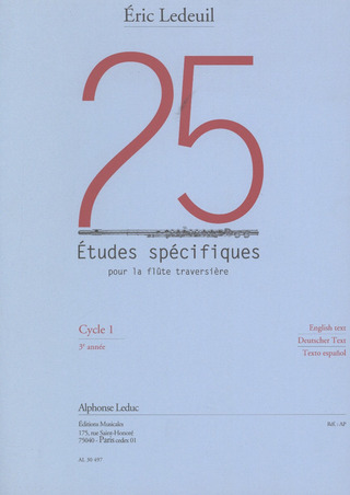 Éric Ledeuily otros. - 25 Etudes Spécifiques Pour la Flûte Traversière