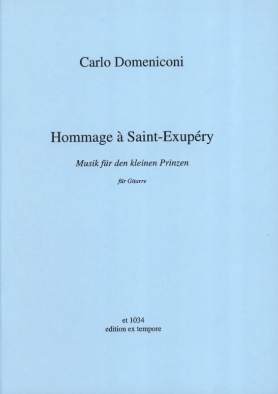 Carlo Domeniconi - Hommage à Saint-Exupéry