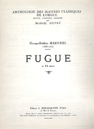 Georg Friedrich Händel - Fugue in F major