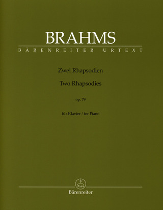 Johannes Brahms - Zwei Rhapsodien op. 79