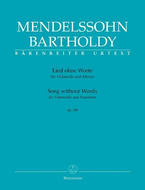 Felix Mendelssohn Bartholdy - Song without Words op. 109