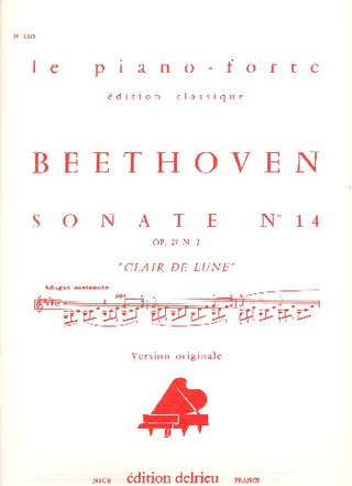 Ludwig van Beethoven - Sonate n°14 Clair de Lune Op.27 n°2