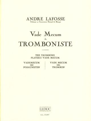 Andre Lafosse: Vade Mecum du Tromboniste