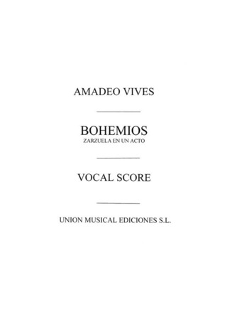 Amadeo Vives - Bohemios 3