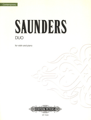 Rebecca Saunders - Duo für Violine und Klavier