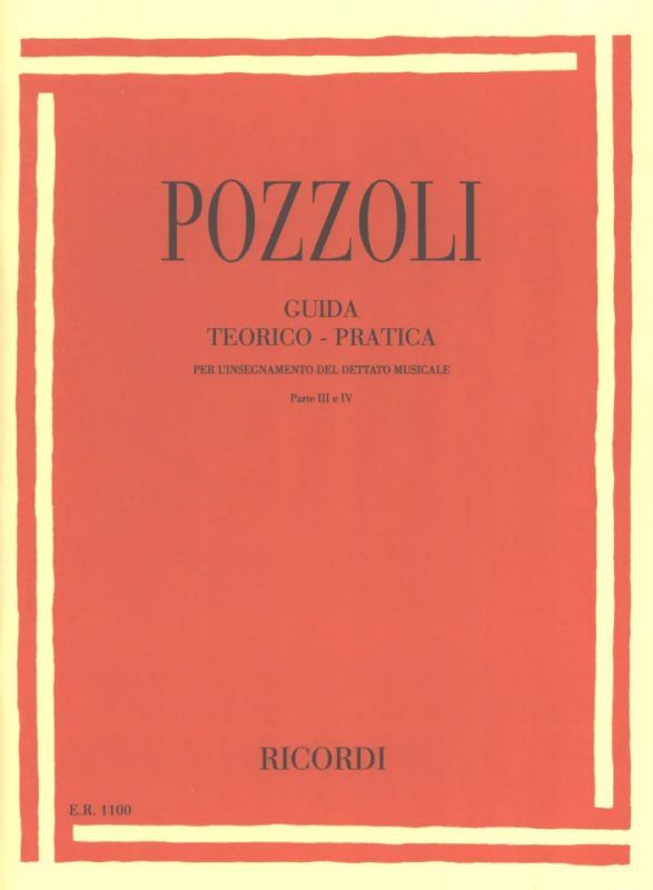 Ettore Pozzoli - Guida Teorico–Pratica 3-4