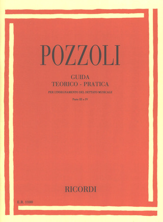 Ettore Pozzoli: Guida Teorico–Pratica 3-4