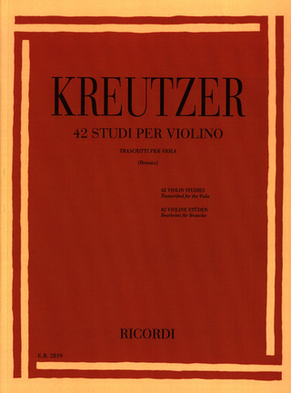 Rodolphe Kreutzer: 42 Studi Per VL.