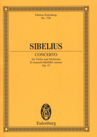 Jean Sibelius - Concerto en ré mineur op. 47
