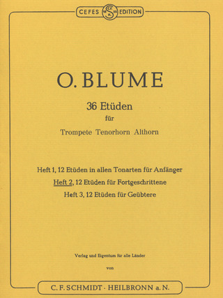 Oskar Blume - 36 Etüden 2