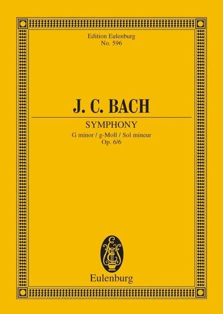 Johann Christian Bach - Symphonie Sol mineur