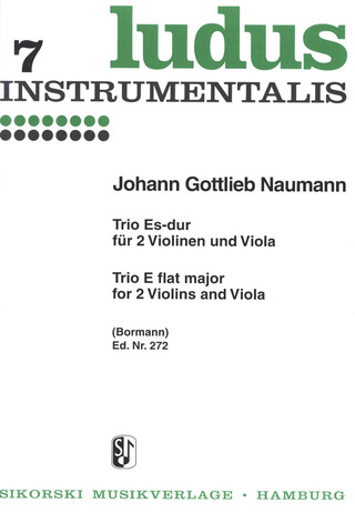 Naumann J. G. - Trio für 2 Violinen und Viola Es-Dur