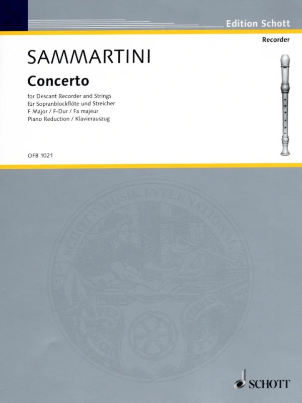 Giuseppe Sammartini - Concerto  F-Dur