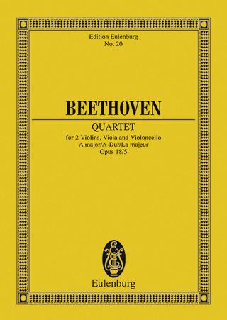 Ludwig van Beethoven - Streichquartett A-Dur
