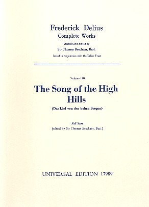 Frederick Delius - The Song of the High Hills ( Das Lied von den hohen Bergen)