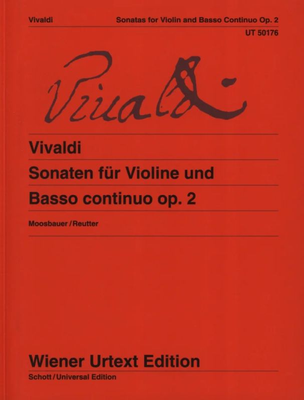 Antonio Vivaldi - Sonaten für Violine und Basso continuo op. 2