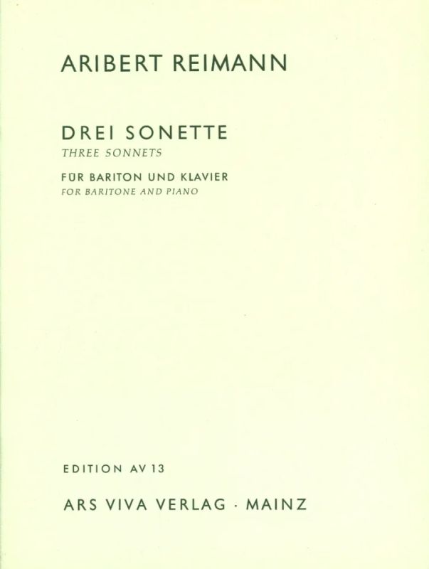 Aribert Reimann - Three Sonets