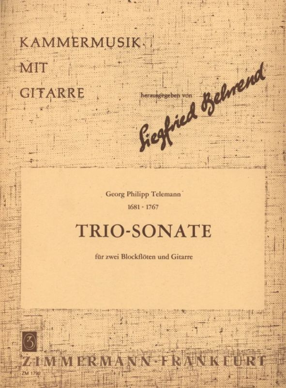 Georg Philipp Telemann - Triosonate F-Dur