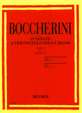 Luigi Boccherini - 19 Sonate G.1 - 9