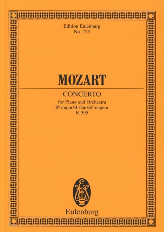 Wolfgang Amadeus Mozart - Konzert Nr. 27  B-Dur KV 595 (1791)
