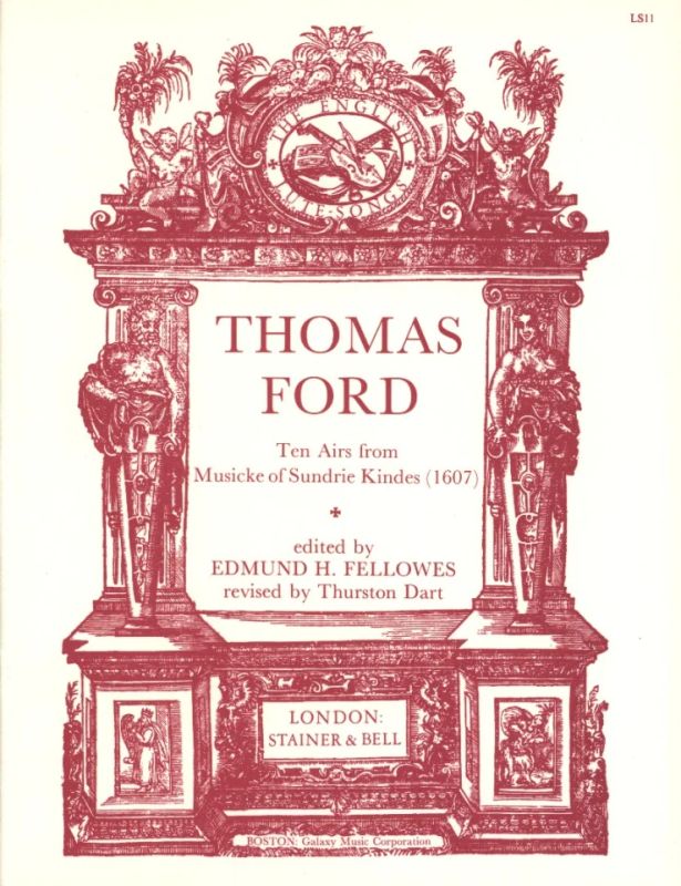 Thomas Ford - Ten Airs from ‘Musicke of Sundrie Kindes’