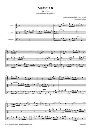Johann Sebastian Bach - Sinfonia 8