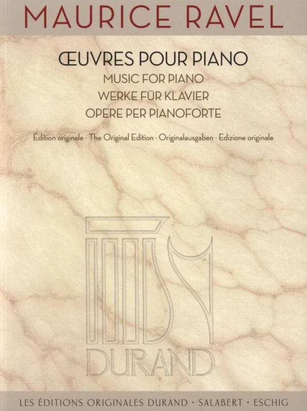 Maurice Ravel - Werke für Klavier