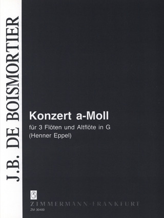 Joseph Bodin de Boismortier - Konzert a-moll