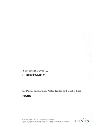 Astor Piazzolla - Piazzolla: Libertango per quintetto