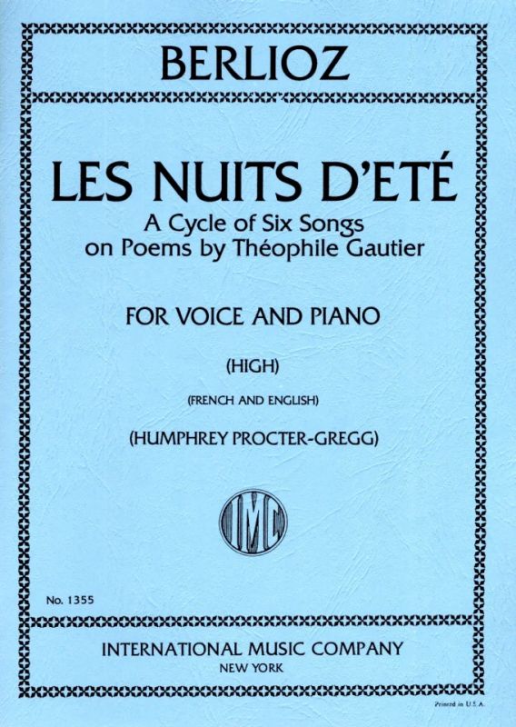 Hector Berlioz - Les Nuits D'Ete Op.7