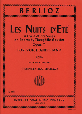 Hector Berlioz - Les Nuits D'Ete Op.7