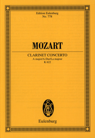 Wolfgang Amadeus Mozart - Konzert  A-Dur KV 622 (1791)