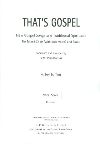 Peter Przystaniak: That's Gospel: Nr. 4 Joy to You