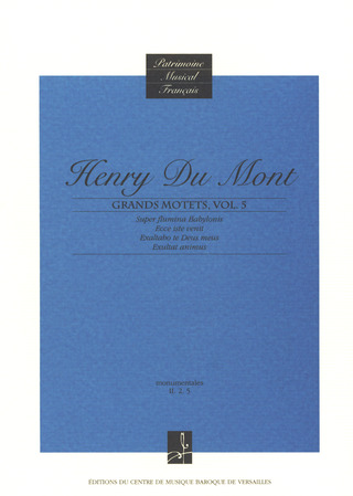 Henry Du Mont - Grands Motets 5