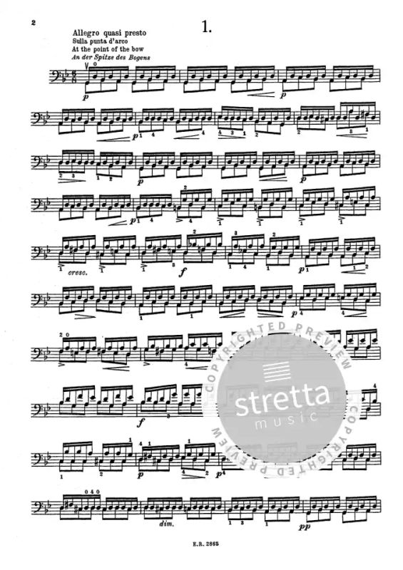 Alfredo Piatti - 12 Capricen op. 25