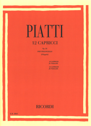 Alfredo Piatti: 12 Capricci op. 25