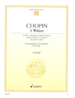 Frédéric Chopin - 2 Walzer op. 69 No. 1/2