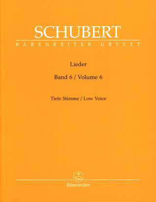 Franz Schubert - Lieder 6 (Low Voice)