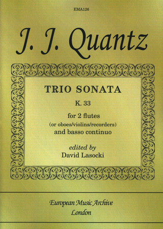 Johann Joachim Quantz: Trio Sonata C minor K 33