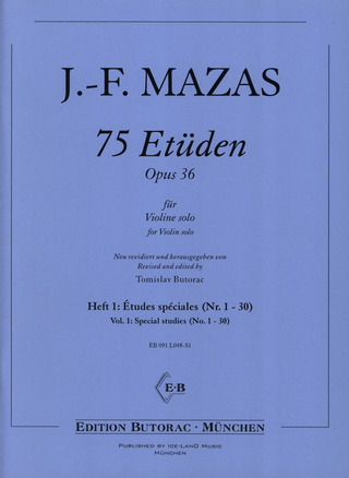 Jacques Féréol Mazas - 75 Etueden op. 36