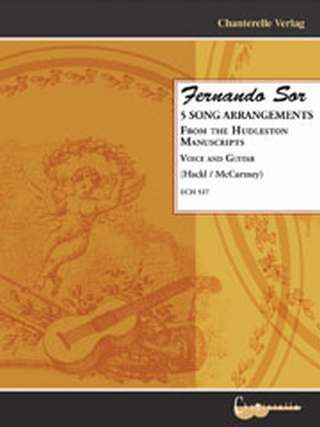 Fernando Sor: 5 Song Arrangements from the Hudelston Manuscripts