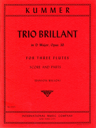 Caspar Kummer - Trio Brillant D-Dur op. 30