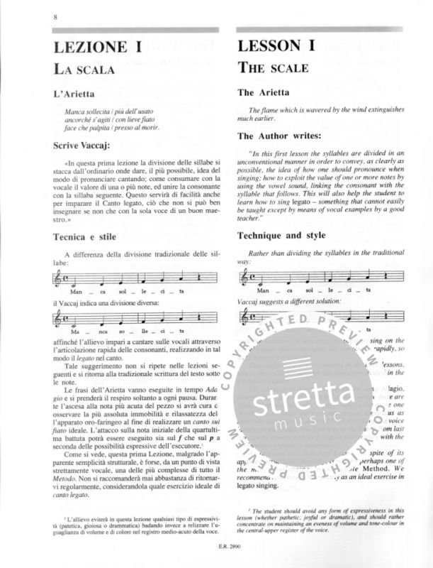 Nicola Vaccai - Metodo Pratico Di Canto (Soprano O Tenore) Con Cd (1)