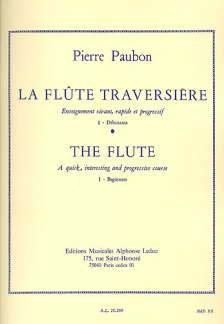 Pierre Paubon - La Flûte traversiere Vol.1