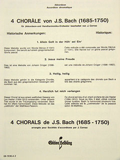 Johann Sebastian Bach - Choraele Bach Part 1-3 Basso