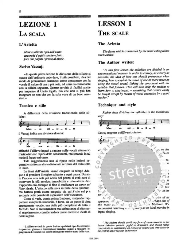 Nicola Vaccai: Metodo Pratico Di Canto (Mezzosoprano O Baritono) (1)