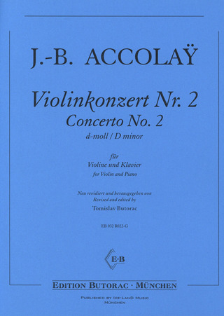 Jean-Baptiste Accolay - Concerto No. 2 D minor for Violin and Orchestra