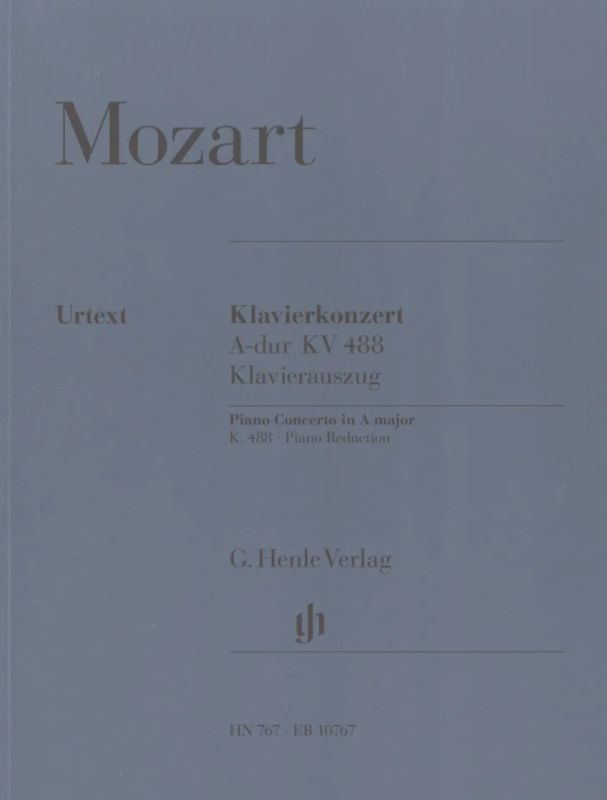 Wolfgang Amadeus Mozart - Piano Concerto A major K. 488