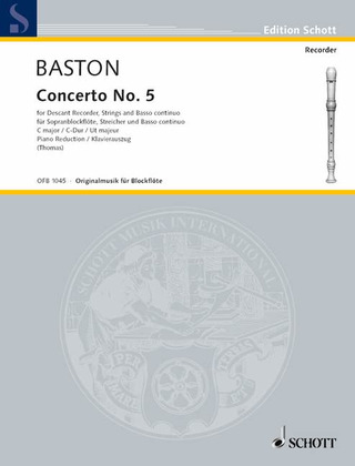 John Baston - Concerto No. 5 C major